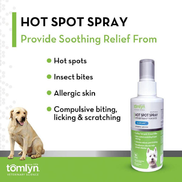 Tomlyn Allercain Hot Spot Spray for Dogs (4 oz)