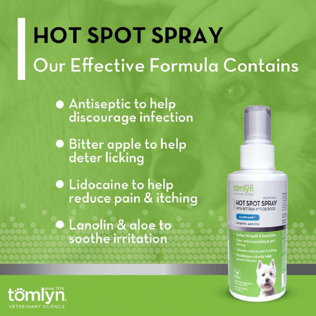 Tomlyn Allercain Hot Spot Spray for Dogs (4 oz)