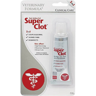 Veterinary Formula Clinical Care Fast Acting Super Clot Gel For Dogs & Cats (1 oz)