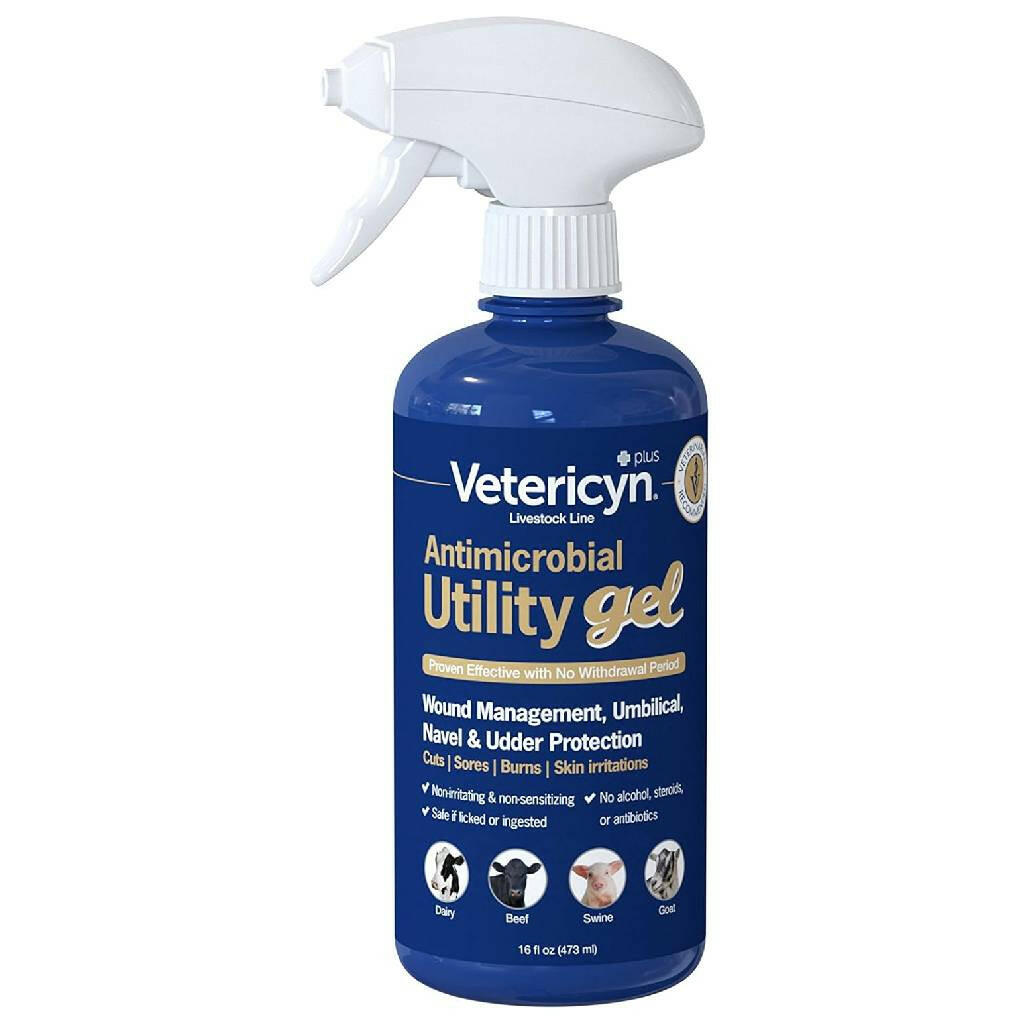 Vetericyn Plus Utility HydroGel Spray For Pets (16 oz)