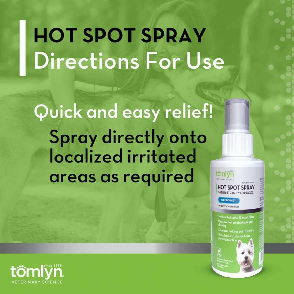 Tomlyn Allercain Hot Spot Spray for Dogs (4 oz)