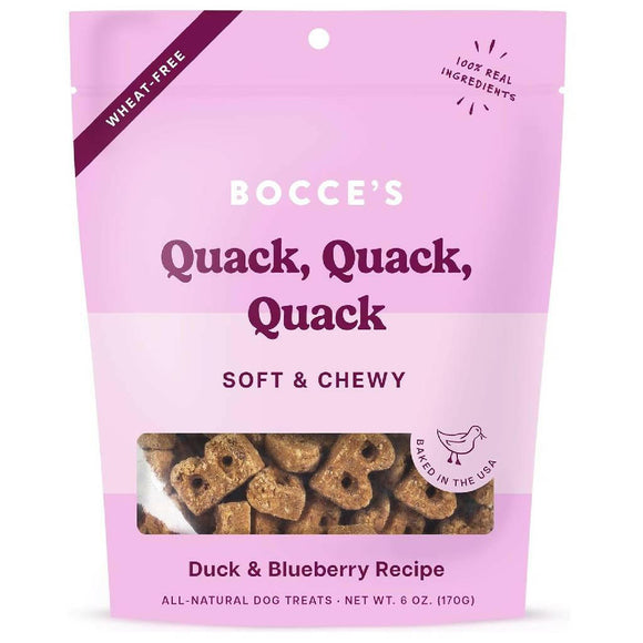 Bocce's Bakery Quack Quack Quack Soft & Chewy Treats For Dogs (6 oz)
