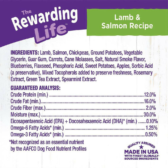 Wellness The Rewarding Life Lamb & Salmon Recipe Grain-Free Dog Treats (6 oz)