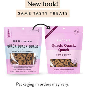Bocce's Bakery Quack Quack Quack Soft & Chewy Treats For Dogs (6 oz)