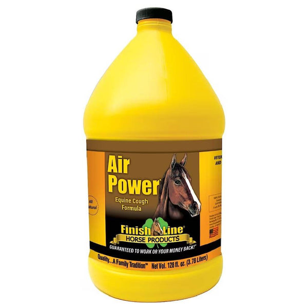 Finish Line Air Power All Natural Cough Formula Liquid Supplement for Horses