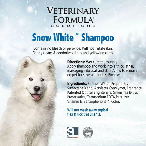 Veterinary Formula Solutions Snow White Shampoo for Dogs & Cats (17 oz)