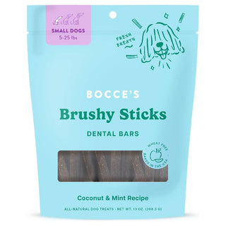 Bocce's Bakery Brushy Sticks Dental Bars for Small Dogs For Dogs (13 oz)