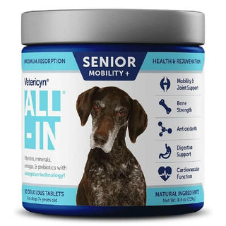 Vetericyn All-In Senior Mobility+ Supplement for Dogs (90 ct)