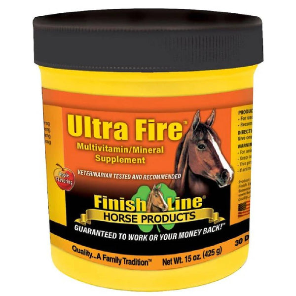 Finish Line Ultra Fire Vitamin Mineral Supplement Powder For Horses