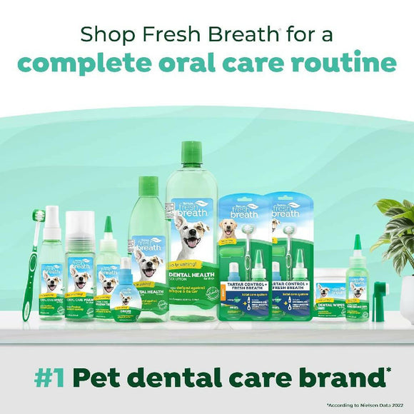 Tropiclean Fresh Breath Oral Care Kit For Dogs (Large)