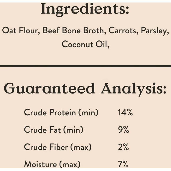 Bocce's Bakery Oven Baked Bone Broth Dog Treats (5 oz)