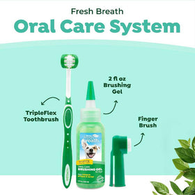 Tropiclean Fresh Breath Oral Care Kit For Dogs (Small)