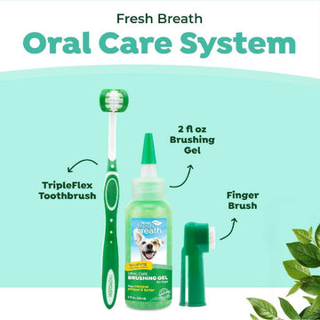 Tropiclean Fresh Breath Oral Care Kit For Dogs (Small)