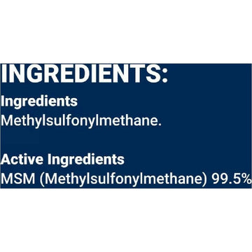 Finish Line Ultra 99.9% Pure MSM Joint Support Powder Supplement For Horse (2 lb)