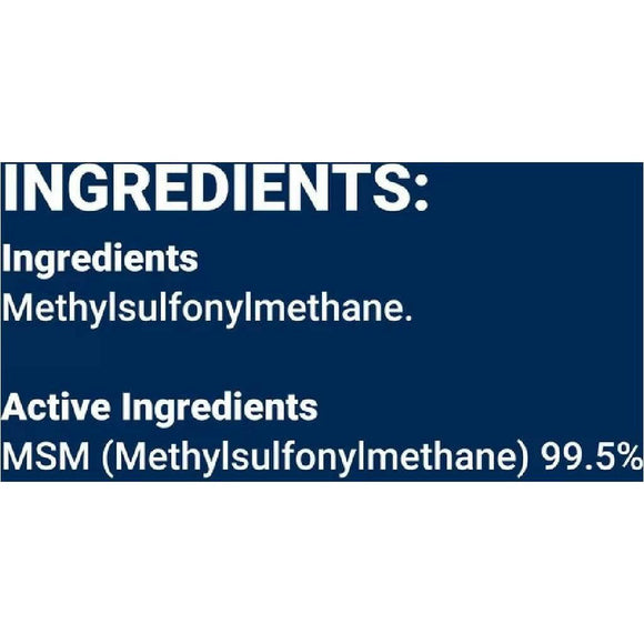 Finish Line Ultra 99.9% Pure MSM Joint Support Powder Supplement For Horse (2 lb)