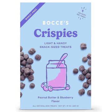 Bocce's Bakery Peanut Butter & Blueberry Crispies Treats For Dogs (10 oz)