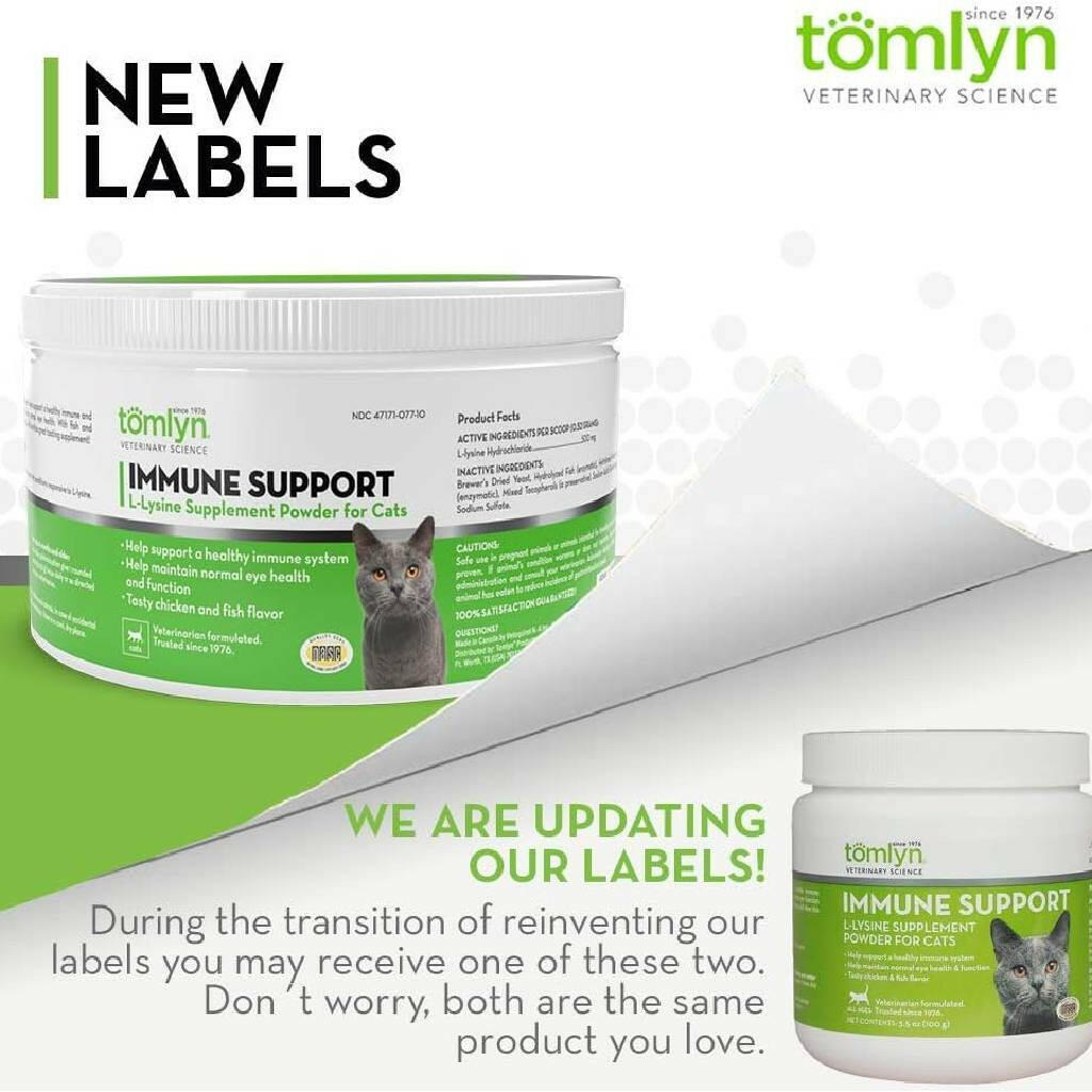 Tomlyn Immune Support L-Lysine Powder for Cats (3.5 oz)