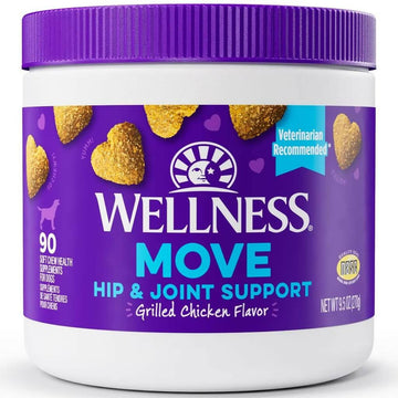 Wellness Move Hip & Joint Support Chicken Flavor Chew Supplement for Dogs (90 soft chews)