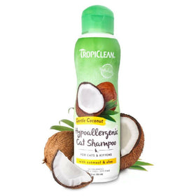 TropiClean Gentle Coconut Hypoallergenic Cat & Kitten Shampoo (12oz)
