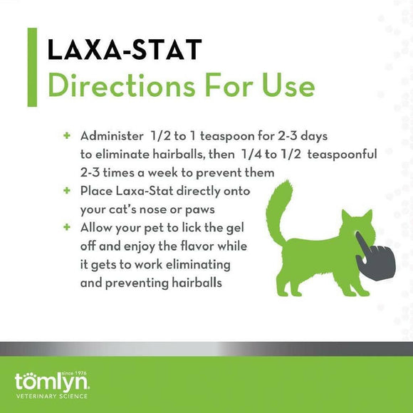 Tomlyn Laxa-Stat Gel Hairball Remedy for Cats (4.25 oz)