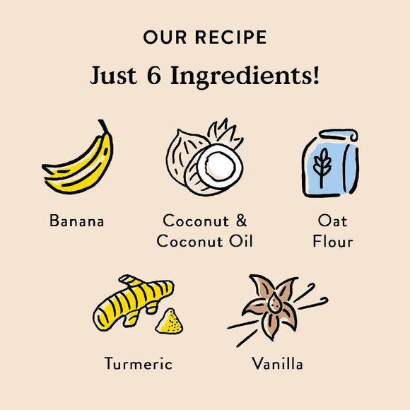 Bocce's Bakery Turmeric Coconut & Vanilla Flovor Latte Treats For Dogs (5 oz)