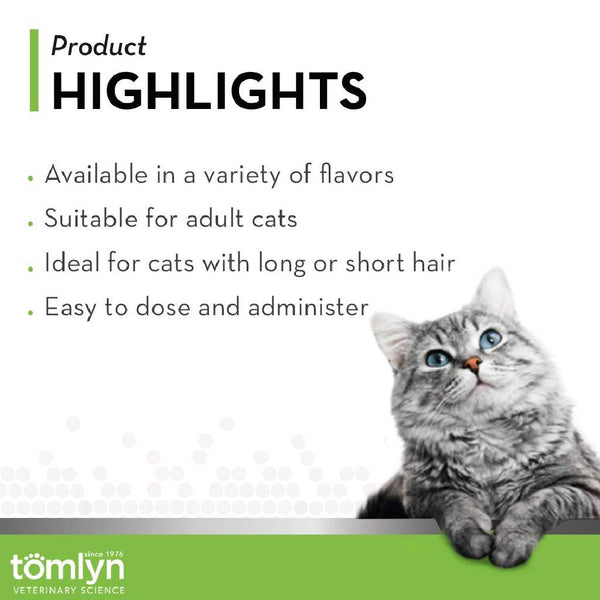 Tomlyn Laxatone Hairball Remedy Gel for Cats- Catnip Flavor (4.25 oz)