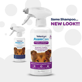Vetericyn FoamCare Shampoo & Conditioner for Dogs with Thick Coats (16 oz)
