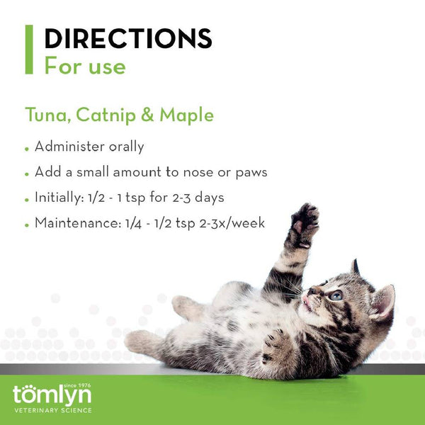 Tomlyn Laxatone Hairball Remedy Gel for Cats- Catnip Flavor (4.25 oz)