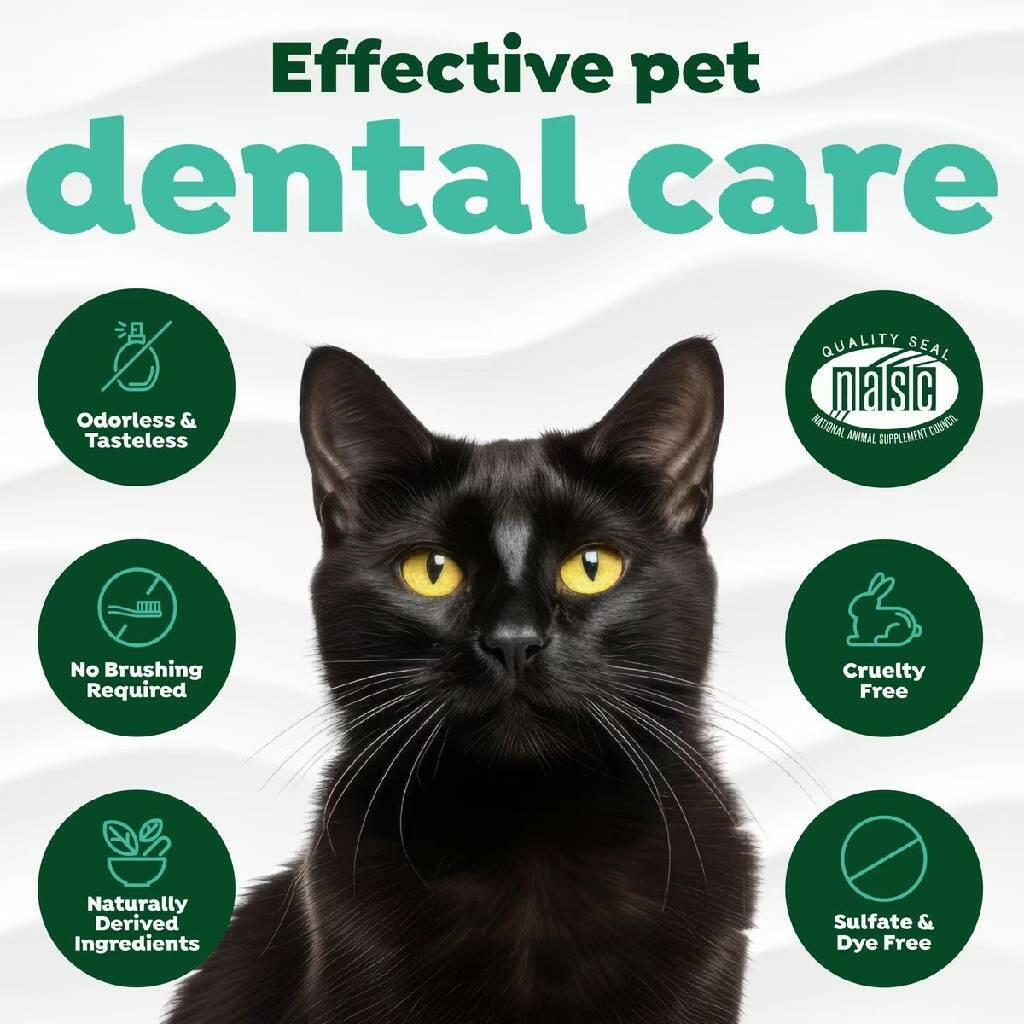 TropiClean Fresh Breath Dental Health Solution for Cats (8 oz)