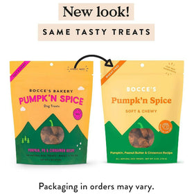 Bocce's Bakery Pumpkin Spice Soft & Chewy Treats For Dogs (6 oz)
