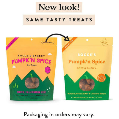 Bocce's Bakery Pumpkin Spice Soft & Chewy Treats For Dogs (6 oz)