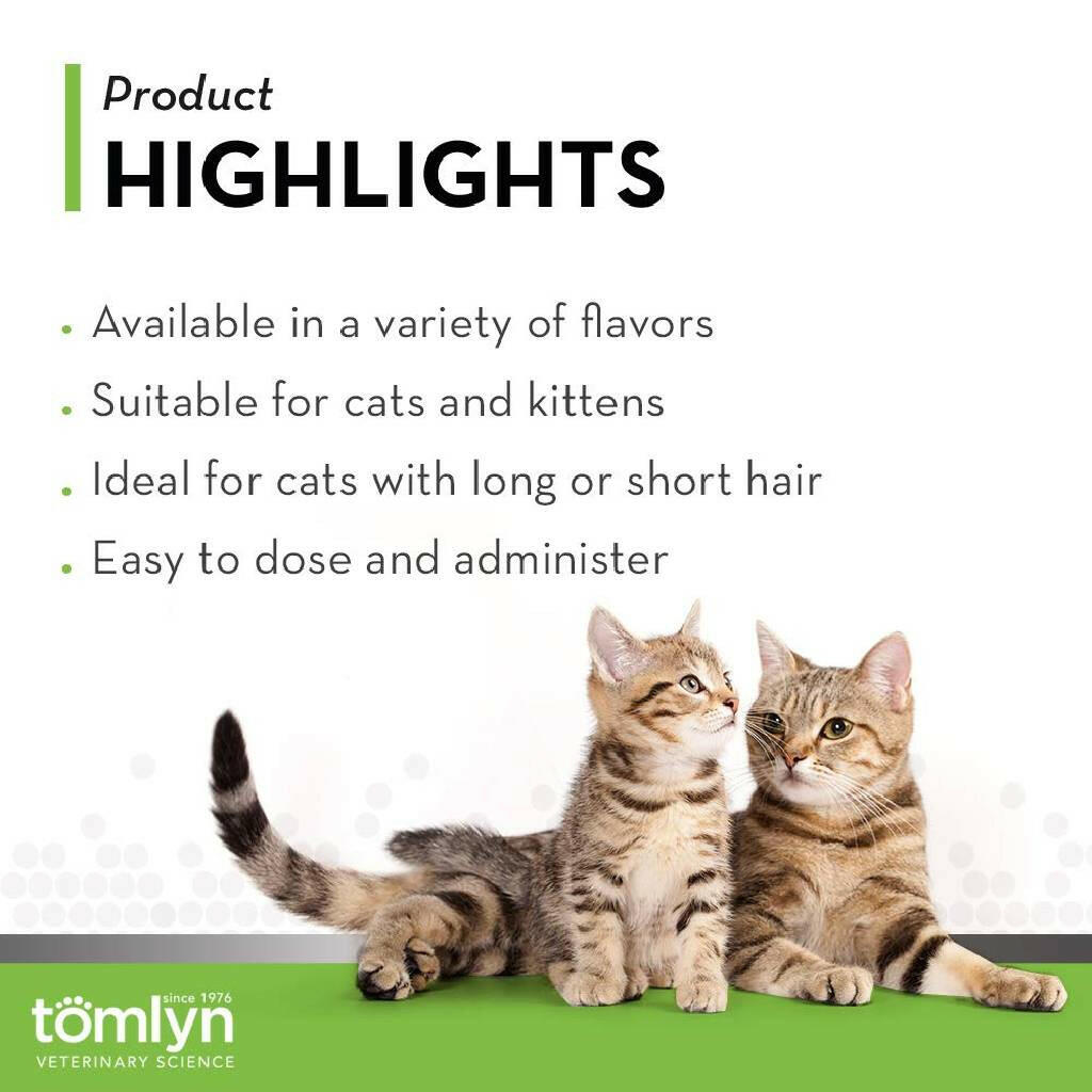 Tomlyn Laxatone Hairball Remedy Gel for Cats- Maple Flavor (2.5 oz)