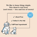 Bocce's Bakery Turmeric Coconut & Vanilla Flovor Latte Treats For Dogs (5 oz)