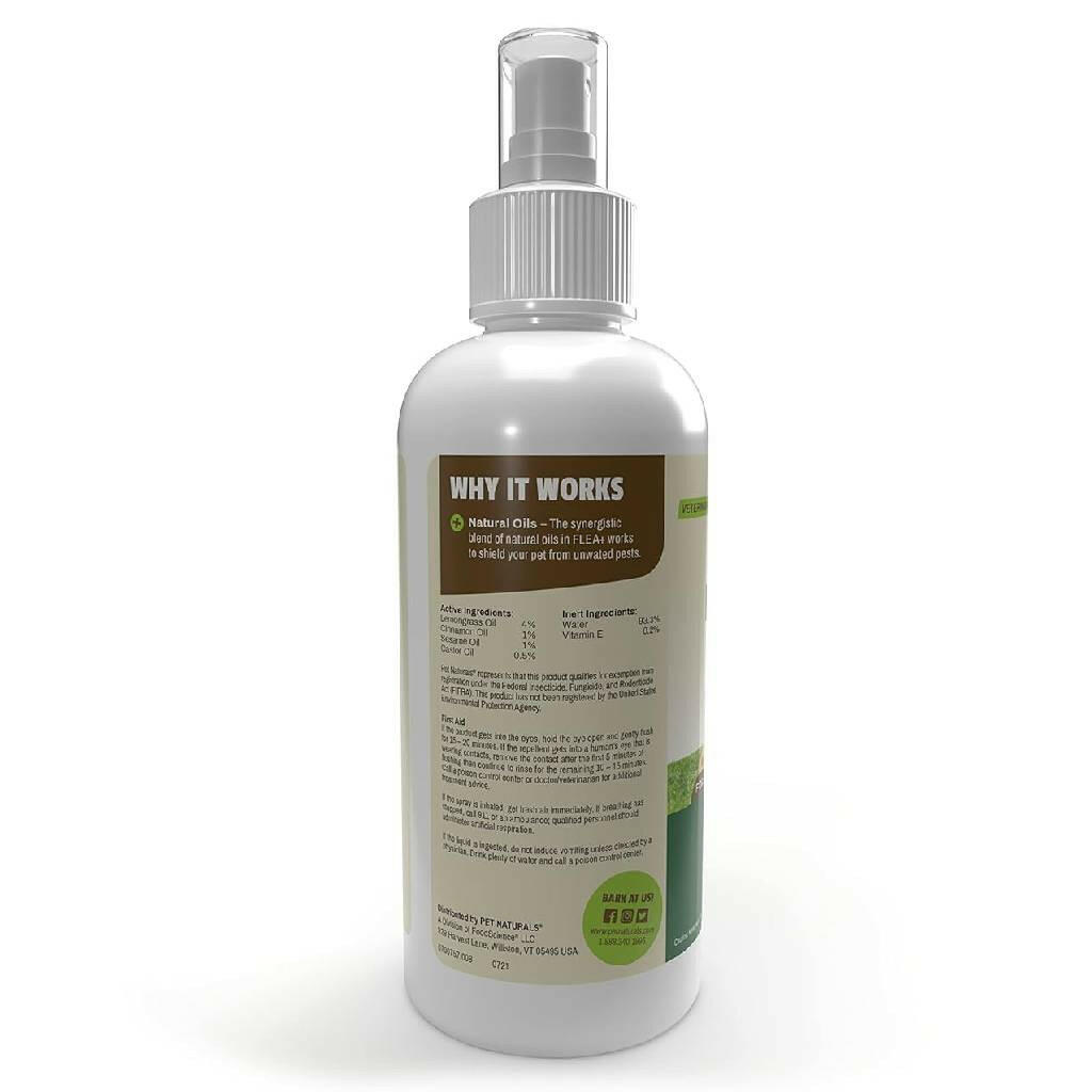 Pet Naturals Flea + Tick Spray For Dogs & Cats (8 oz)