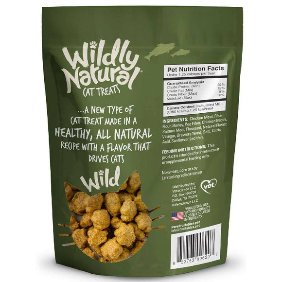 Fruitables Wildly Natural Cat Treats Salmon Flavor (2.5 oz)