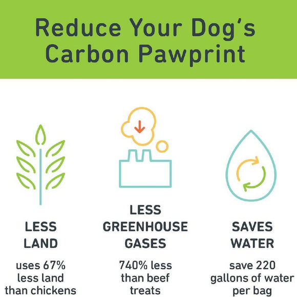 Jiminy's Cricket Sweet Potato & Peas Chewy Training Treats For Dogs (6 oz)