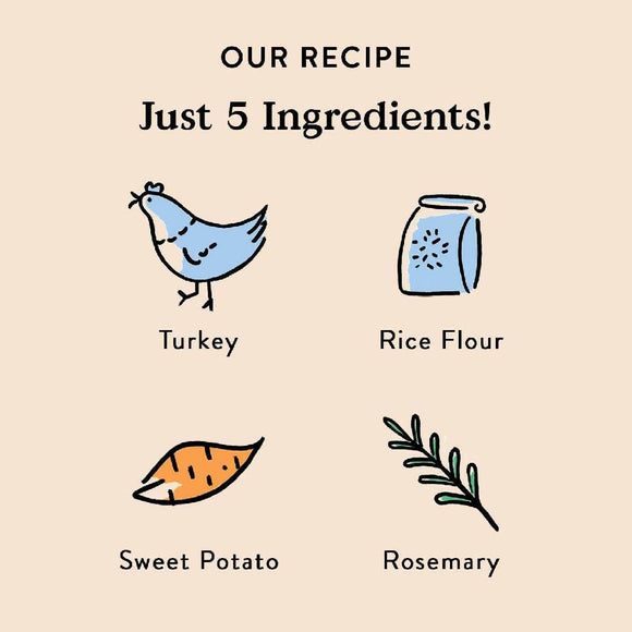 Bocce's Bakery Turkey & Sweet Potato Jerky Sticks For Dogs (4 oz)