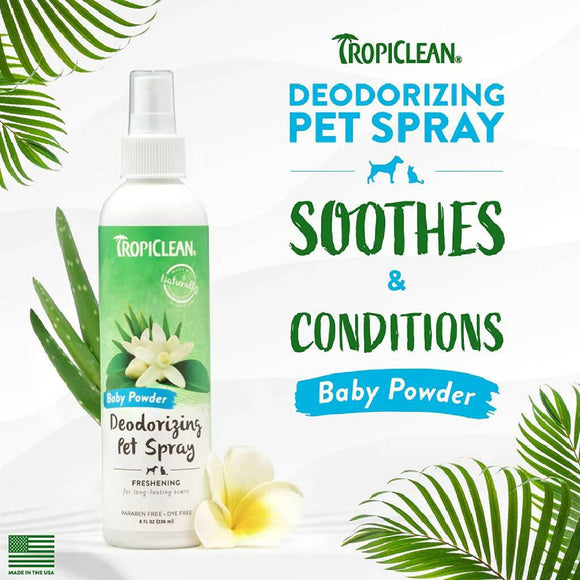 Tropiclean Baby Powder Pet Cologne Spray (8 oz)