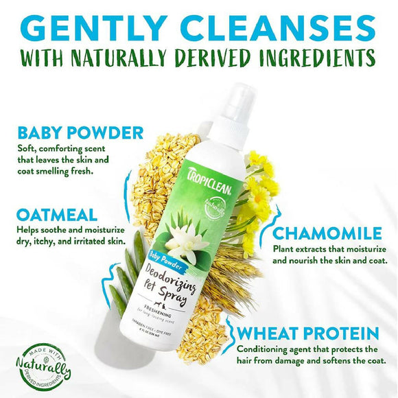 Tropiclean Baby Powder Pet Cologne Spray (8 oz)