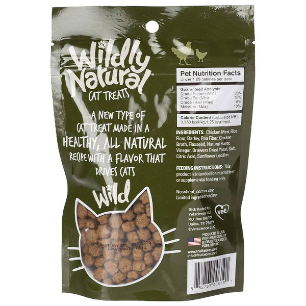 Fruitables Wildly Natural Cat Treats Chicken Flavor (2.5 oz)