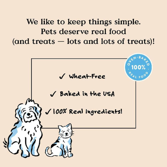 Bocce's Bakery Basics Cheese Crunchy Biscuits For Dogs (6 oz)