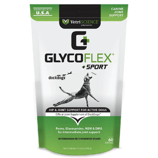 VetriScience GlycoFlex Sport Joint Supplement for Dogs (60 chews)