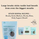 Bocce's Bakery Brushy Sticks Dental Bars for Large Dogs For Dogs (16 oz)