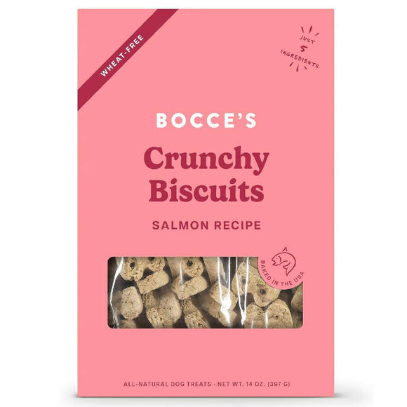 Bocce's Bakery Basics Salmon Crunchy Biscuits For Dogs (6 oz)
