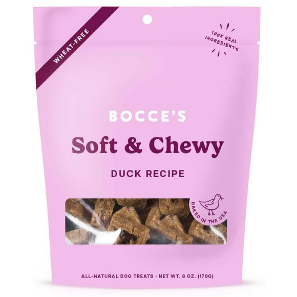Bocce's Bakery Basics Duck Soft & Chewy Treats  (6 oz)
