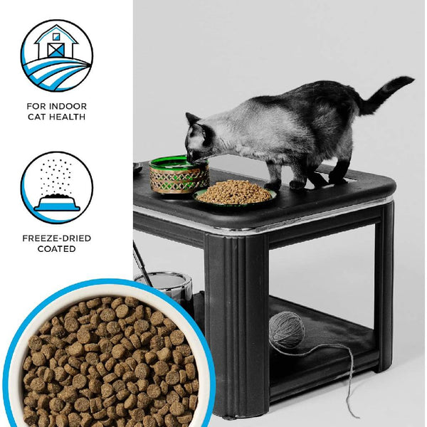 Bixbi Rawbble Indoor Cat Health Chicken & Salmon Recipe Raw Coated Dry Cat Food (10 lb)