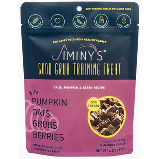 Jiminy's Grub Pumpkin & Berry Chewy Training Treats For Dog (6 oz)