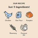 Bocce's Bakery Sunday Roast Crunchy Biscuits For Dog (5 oz)