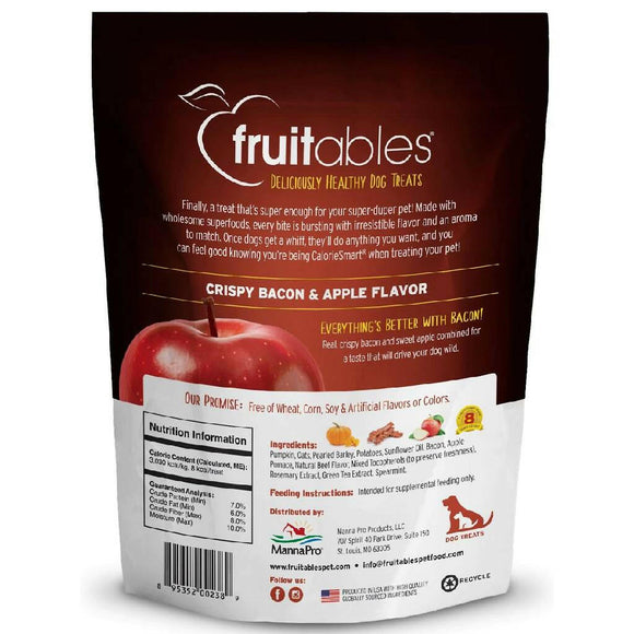 Fruitables Crispy Bacon & Apple Crunchy Dog Treats (7 oz)