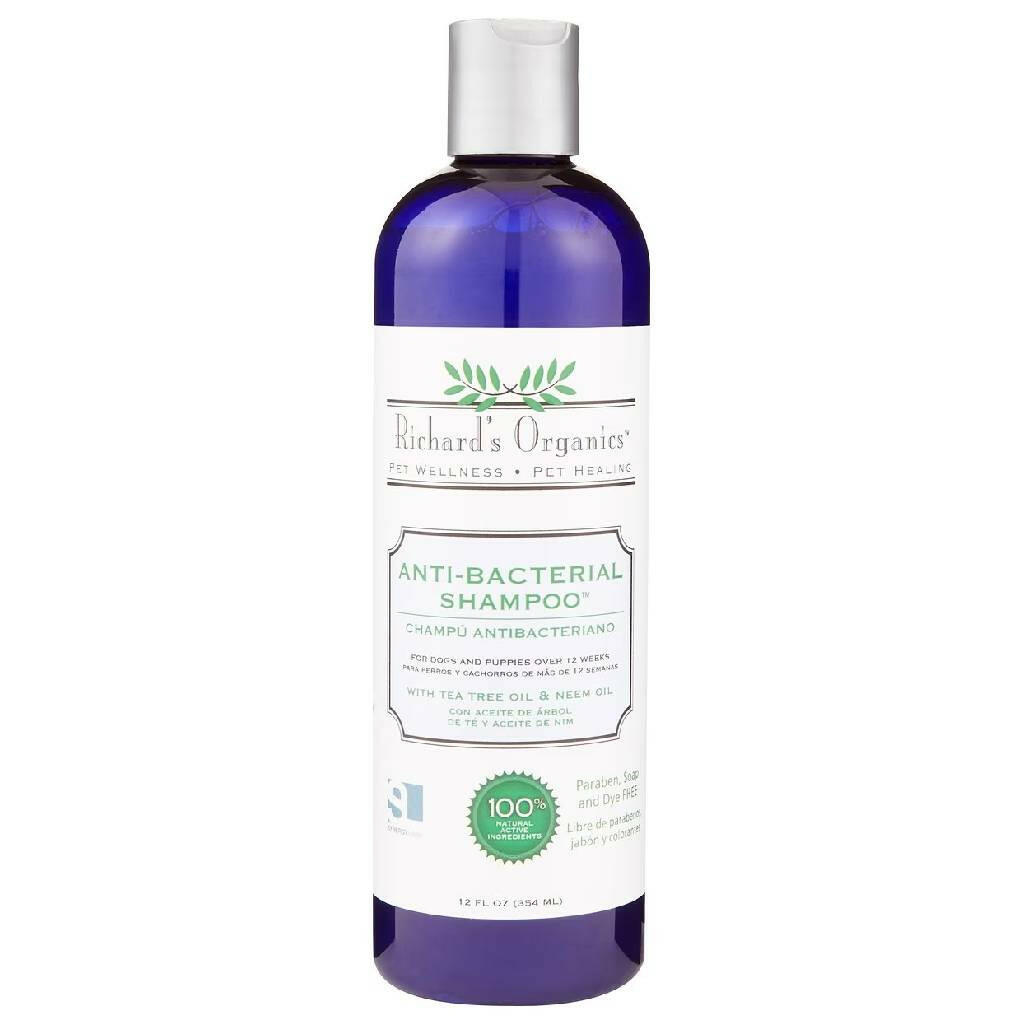 Richard's Organics Anti-Bacterial Shampoo For Dogs (12 oz)